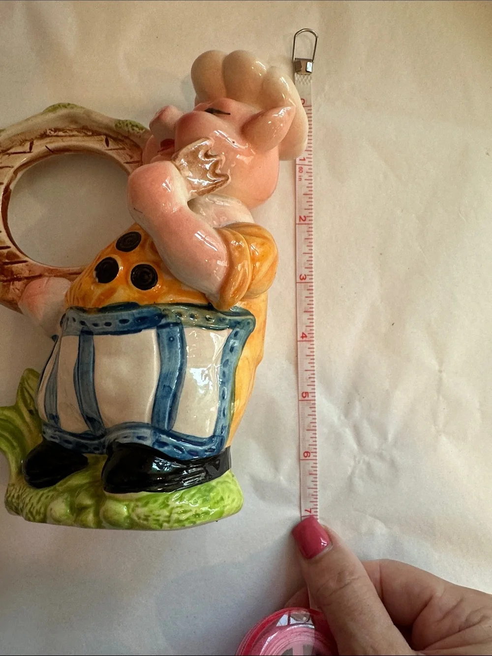 Ceramic Chef Pig Vase Decor